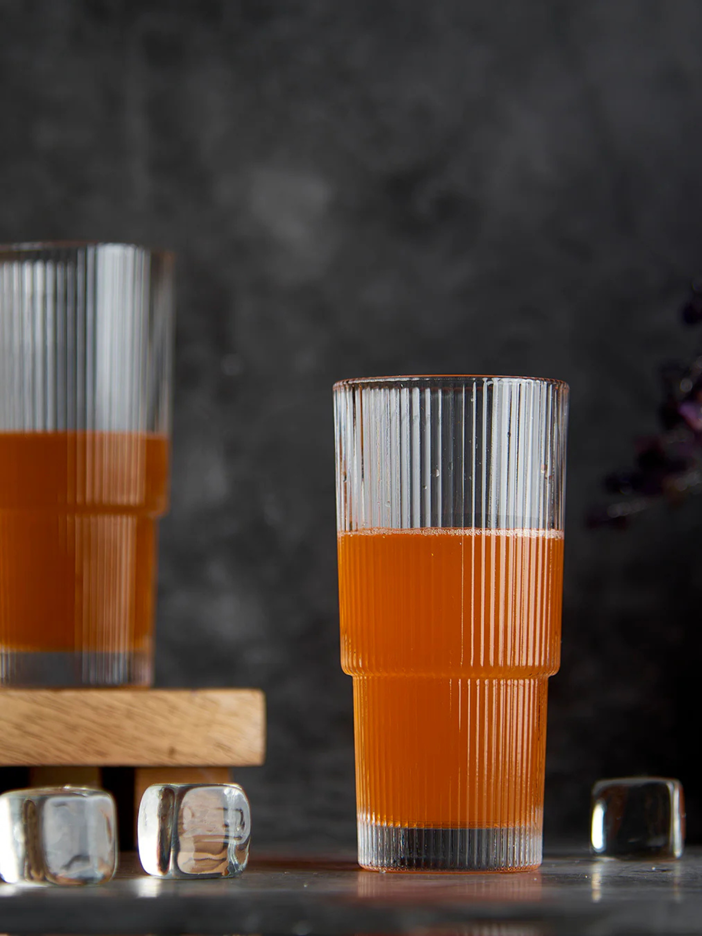 Nordic Ribbed Glass Set of 6 (290 ML)
