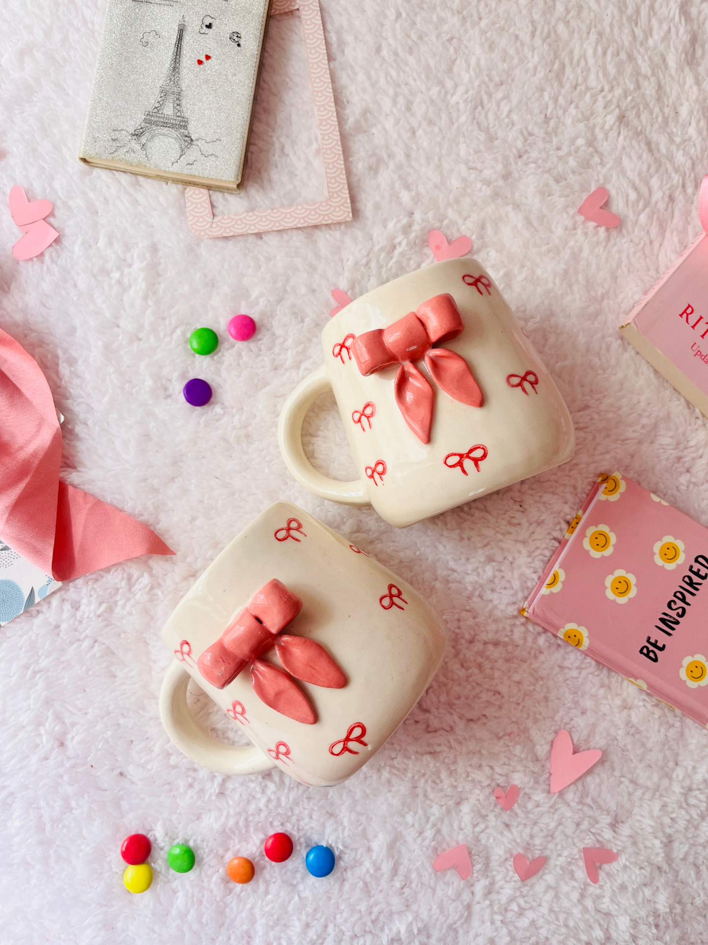 Pink Bow Mug – 350 mL