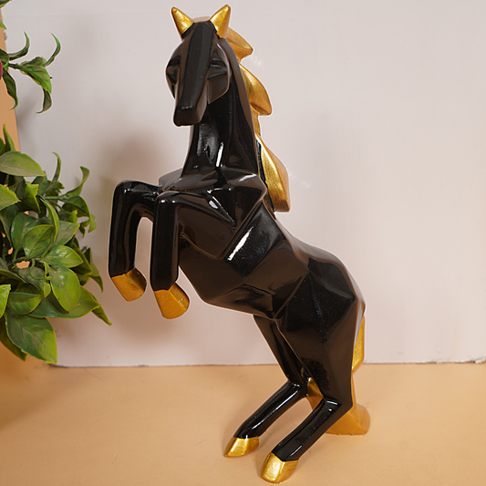 Golden Stallion Figurine