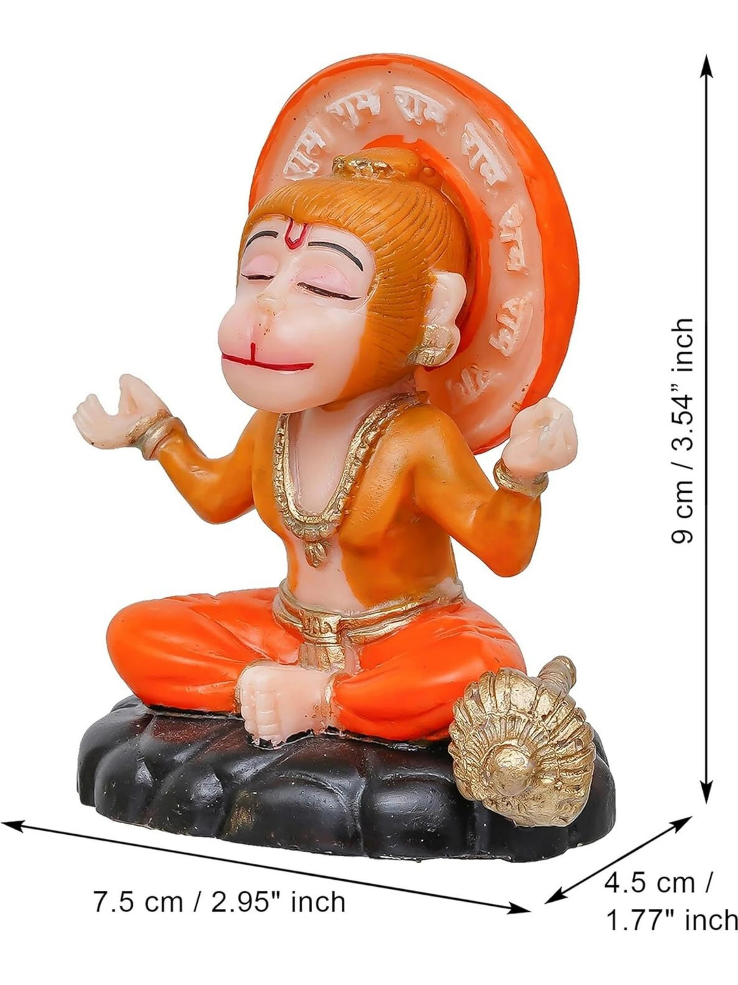 Meditating Hanuman Idol