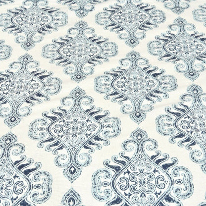 Mughal Motif  Sanganeri Single Bedsheet with 1 Pillow Cover Printed Flat Bed Sheet (60" x 90")