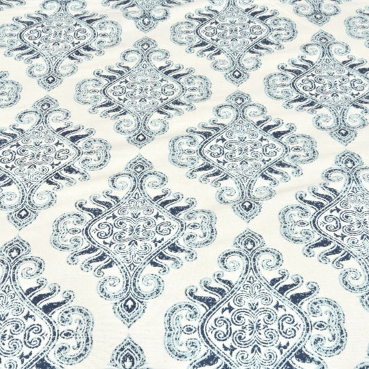 Mughal Motif  Sanganeri Single Bedsheet with 1 Pillow Cover Printed Flat Bed Sheet (60" x 90")