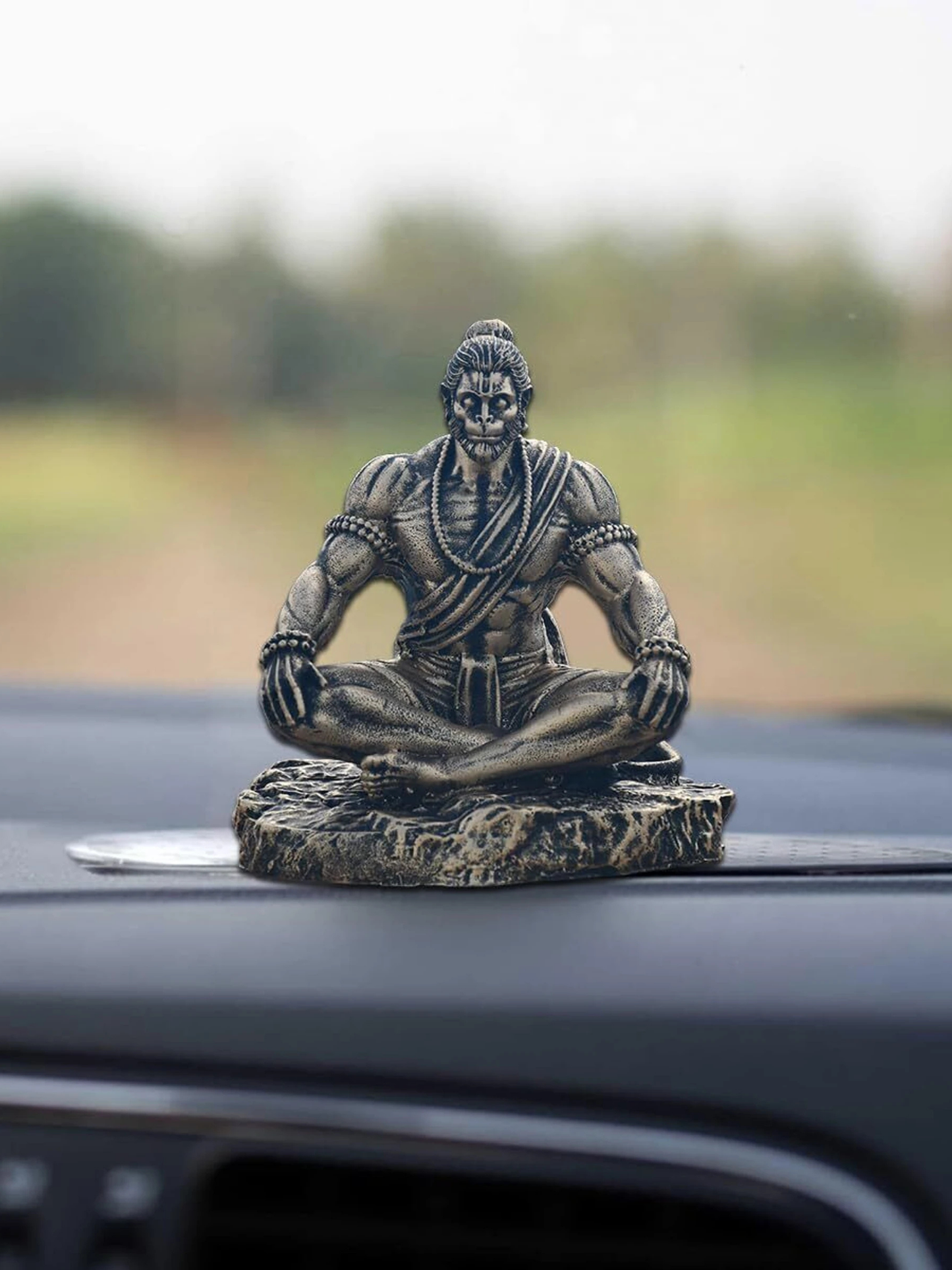 Meditative Hanuman Statue