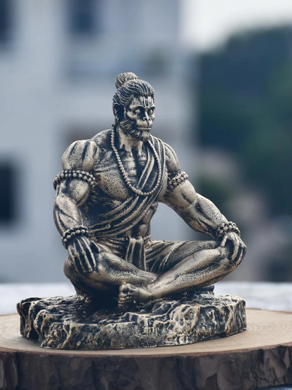 Meditative Hanuman Statue