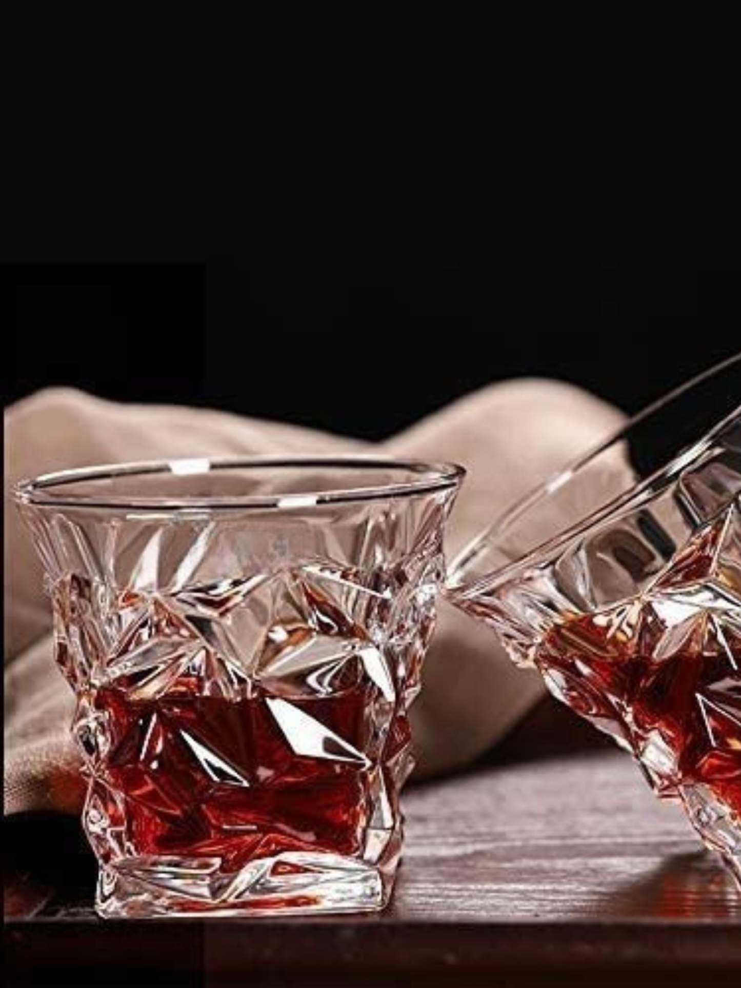 Radiant Cut Crystal Glass