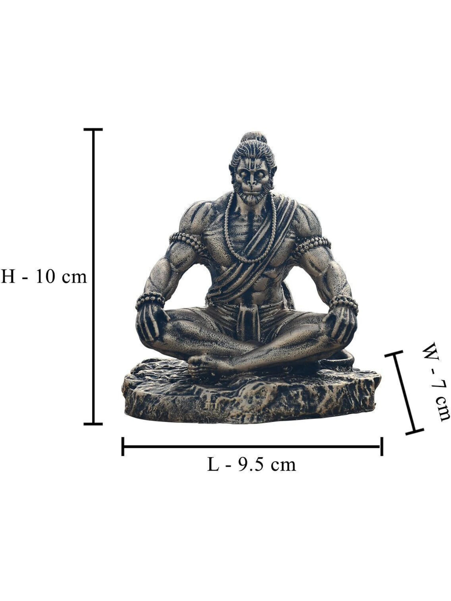 Meditative Hanuman Statue