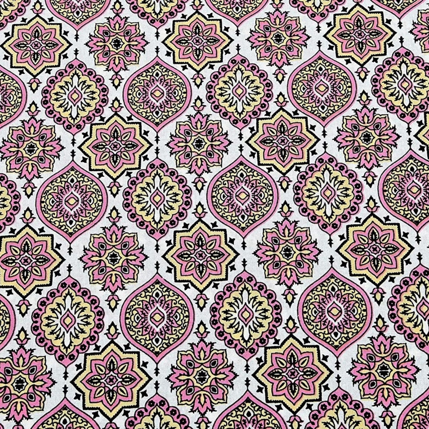Rosy Royalty – Ethnic Jaipuri Printed Bedsheet Set with Pillow Covers