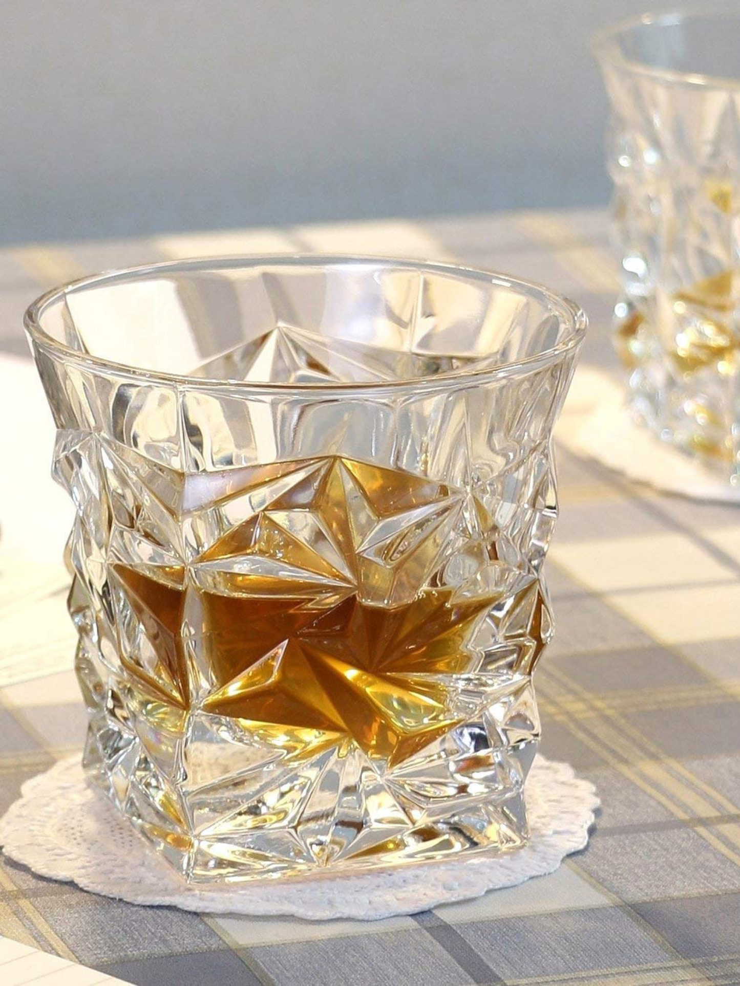 Radiant Cut Crystal Glass