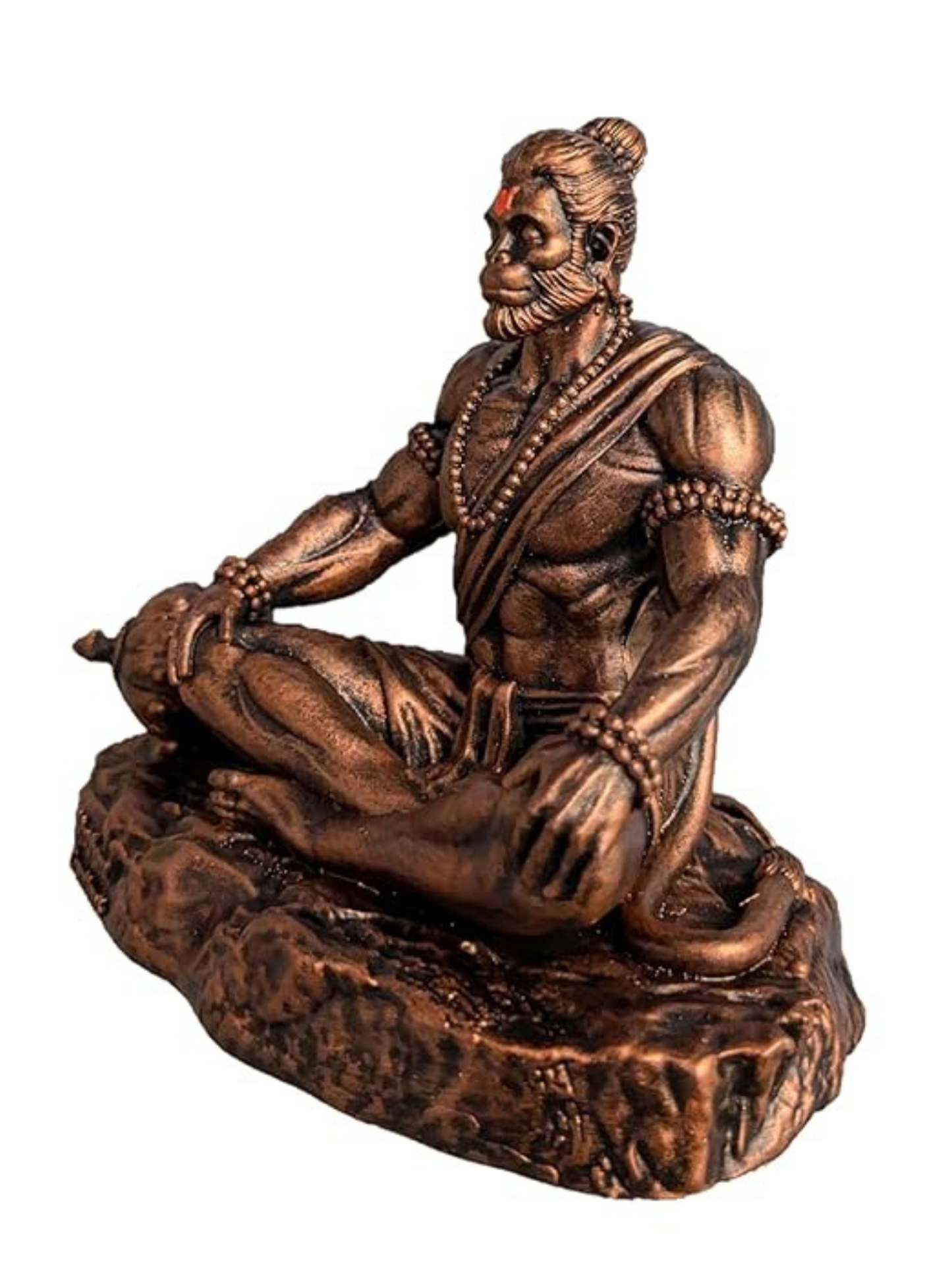 Antique Meditating Hanuman Idol