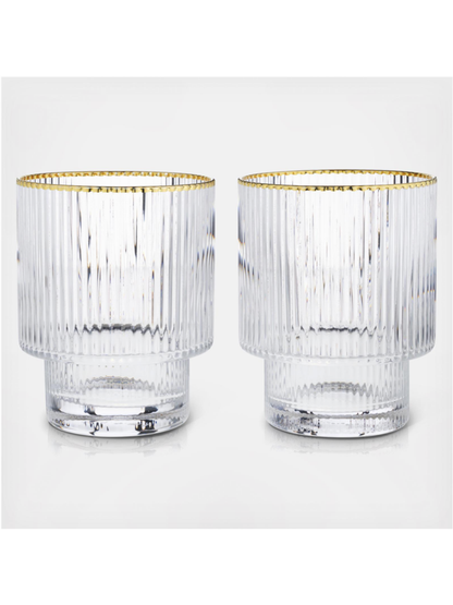 Luxe Ribbed Glass (Set Of 6)