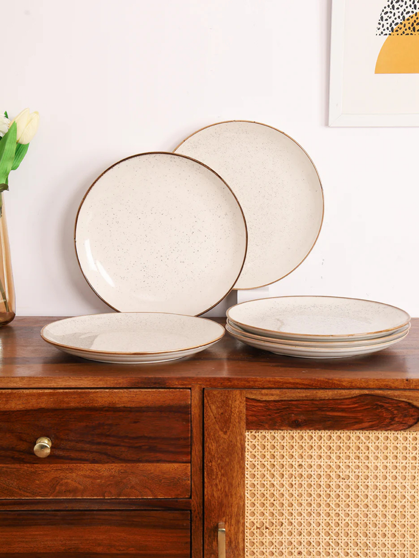 Warm Earth Studio Pottery Ceremic Dinner Set