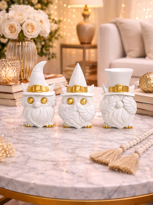 Golden Whisper Gnome Trio