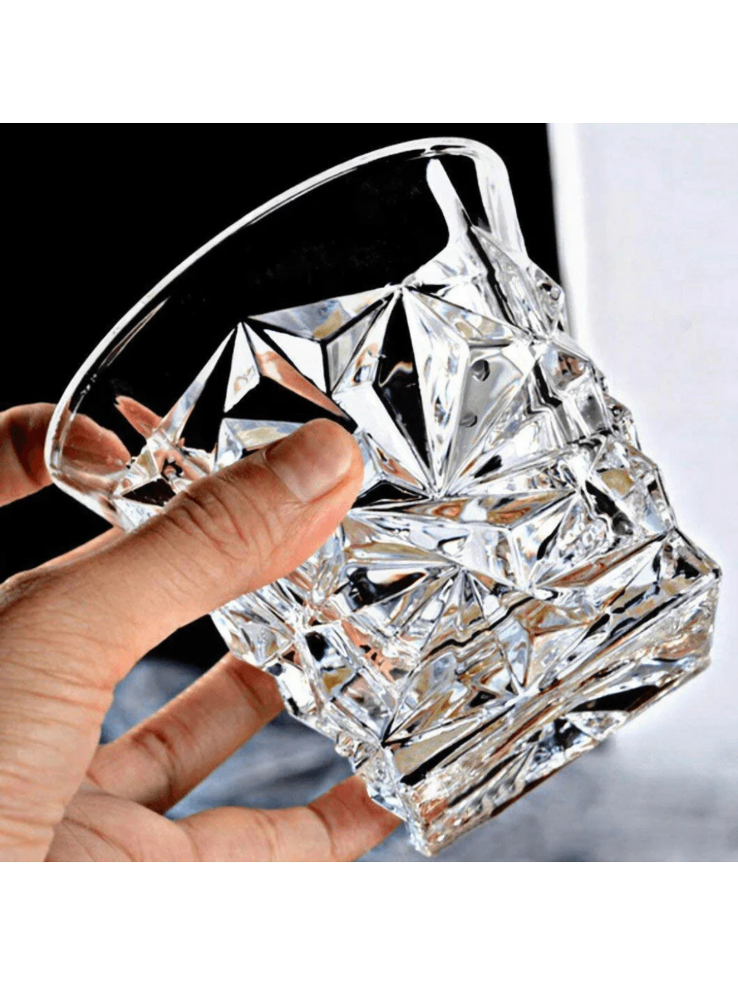 Radiant Cut Crystal Glass