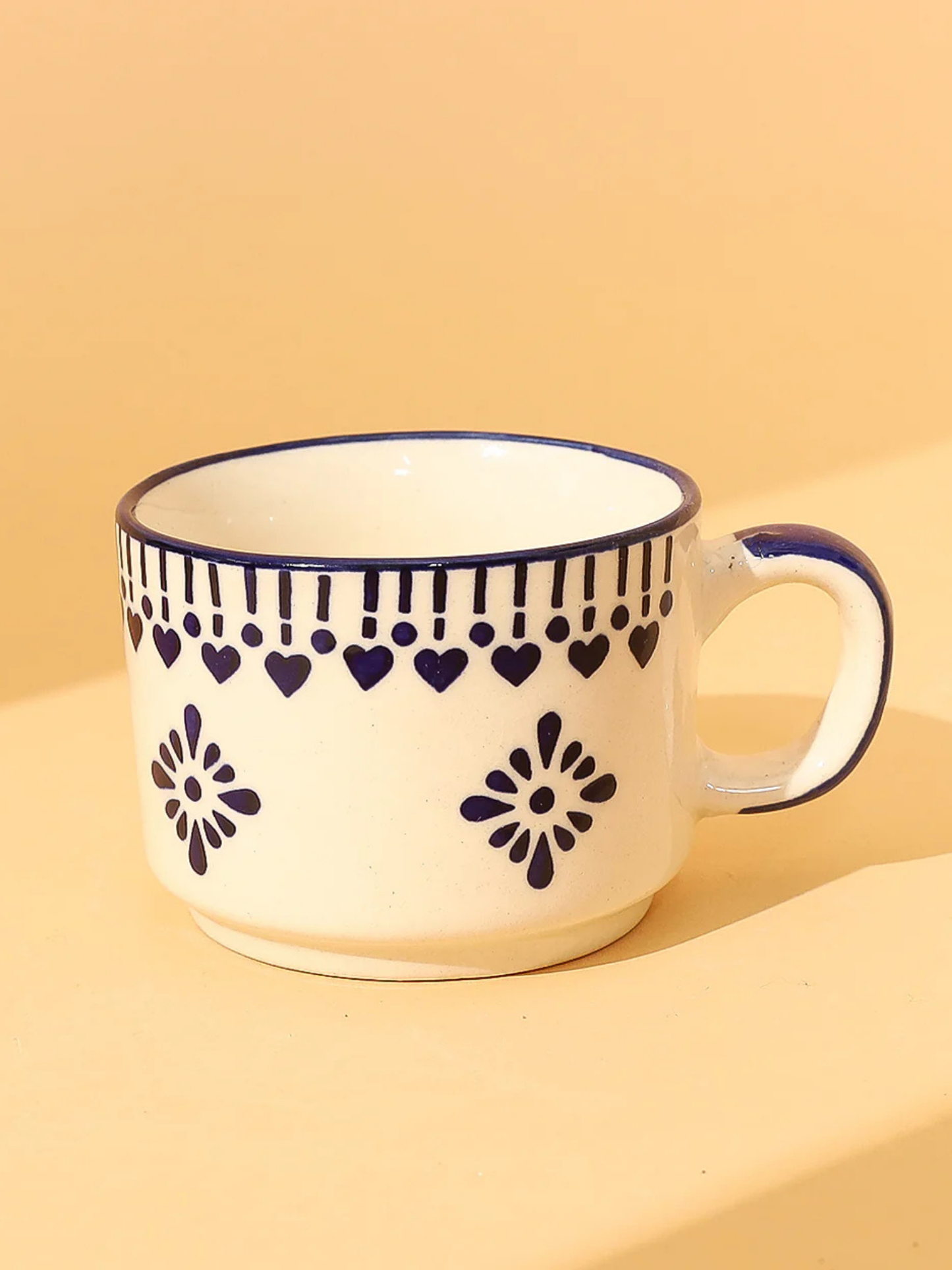 Classic Indigo Cups (Set Of 6)