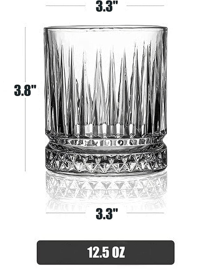 Classic Ribbed Crystal Glass (Set Of 6)