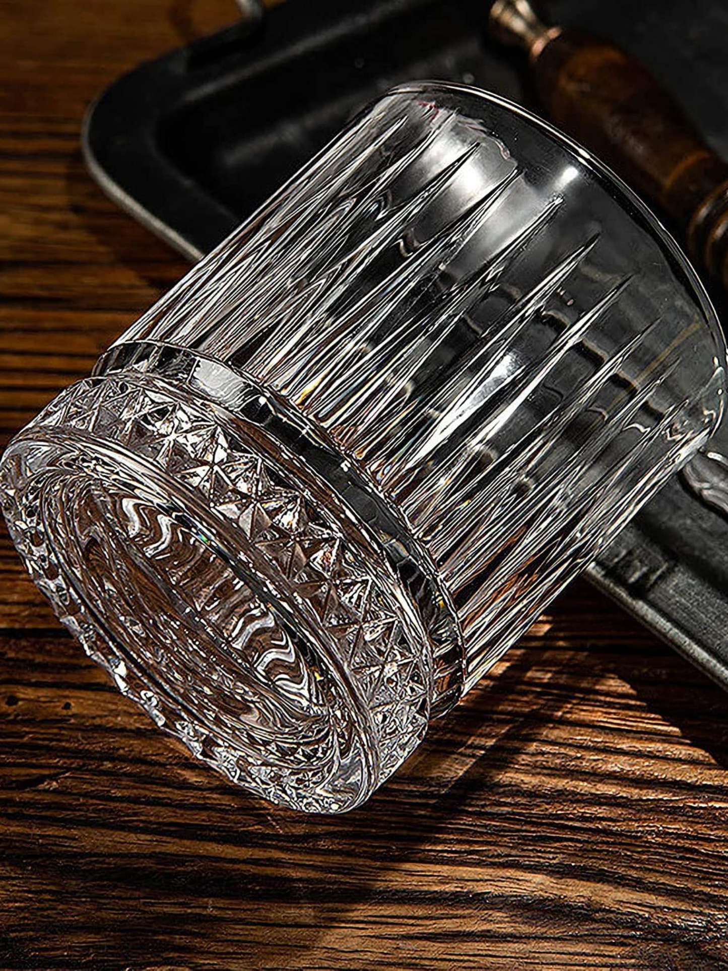 Classic Ribbed Crystal Glass