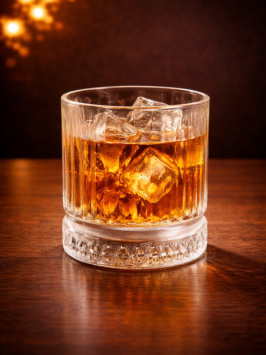 Classic Ribbed Crystal Glass