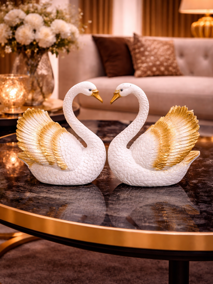 Golden Grace Swan Pair