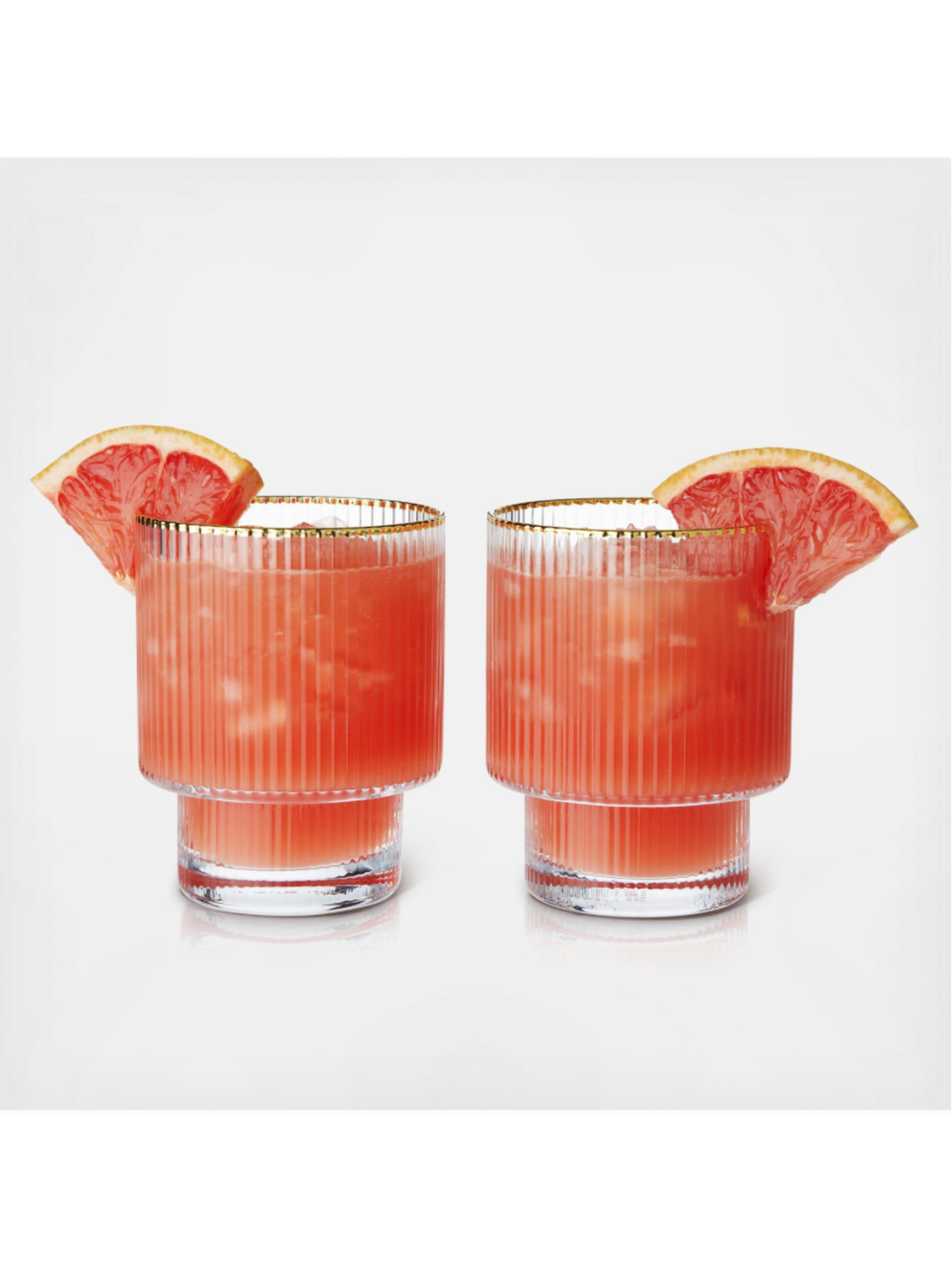 Luxe Ribbed Glass