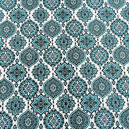 Rajasthan Reverie– Ethnic Jaipuri Printed Bedsheet Set with Pillow Covers