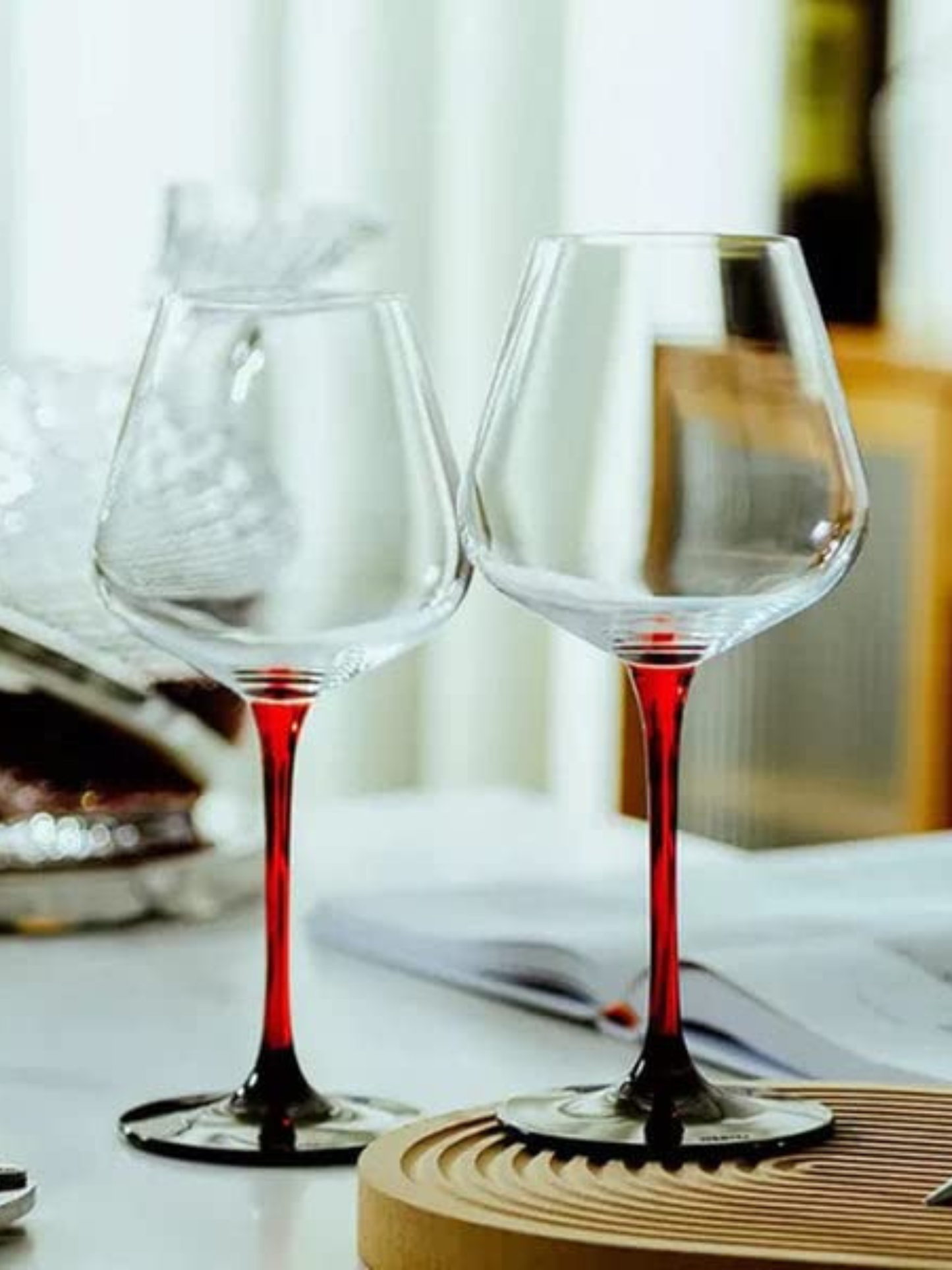 Crimson Stem Wine Glass (470 ML)