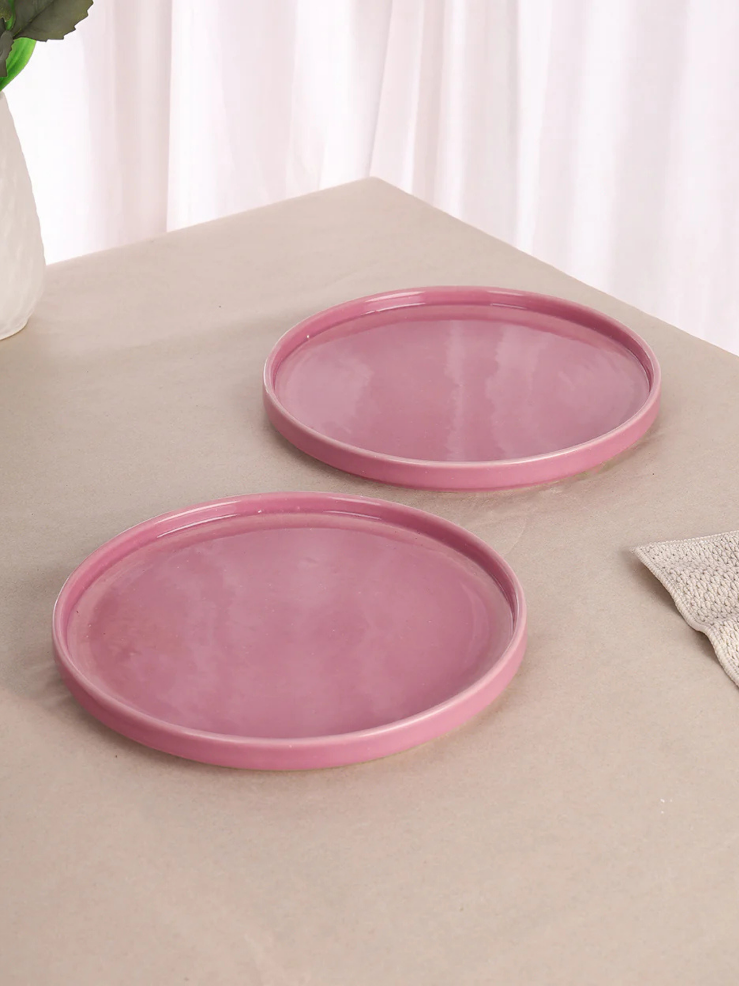 Pink Whisper Studio Pottery Ceremic Dinner Set