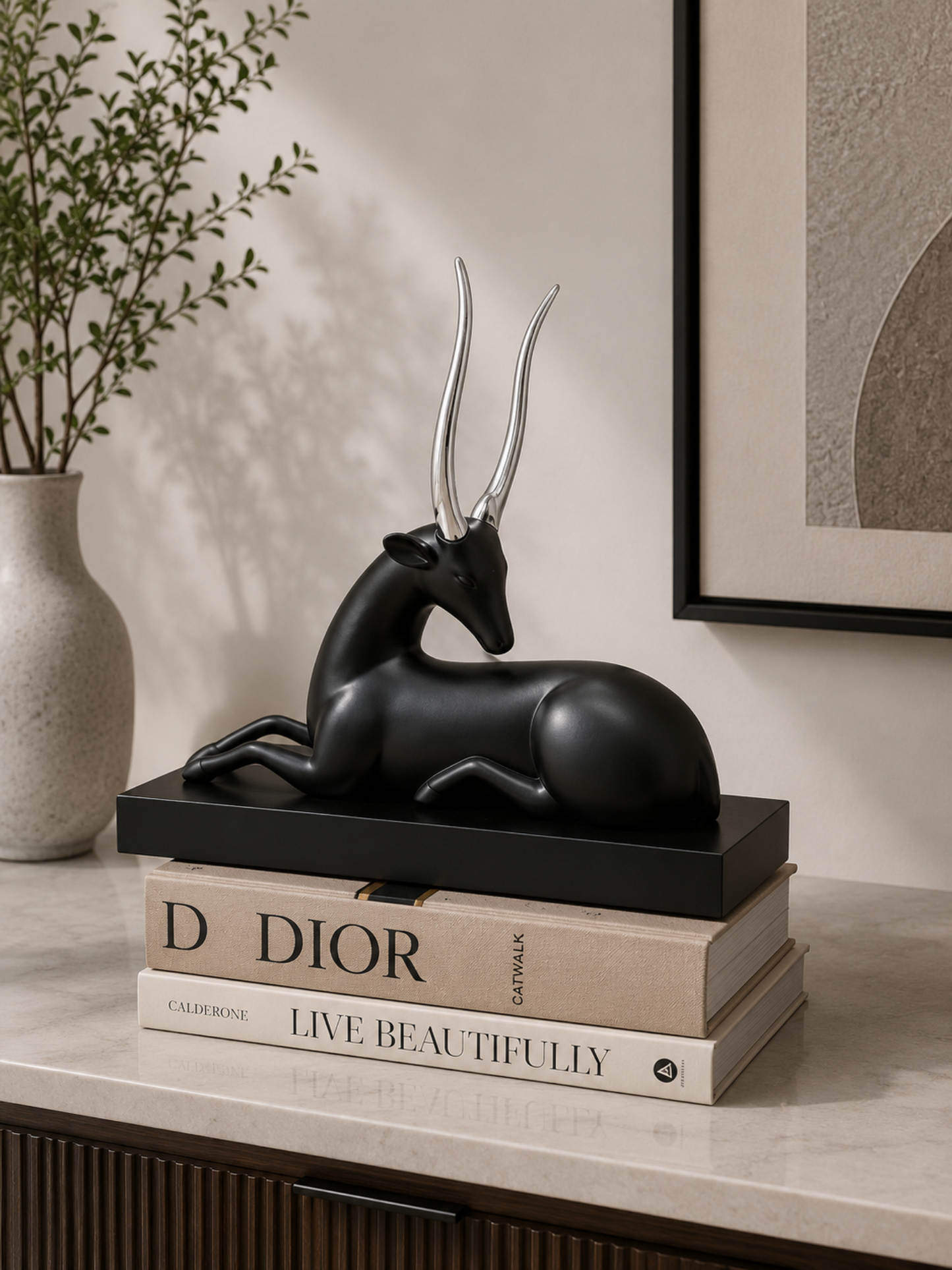 Nordic Deer Art Figurine