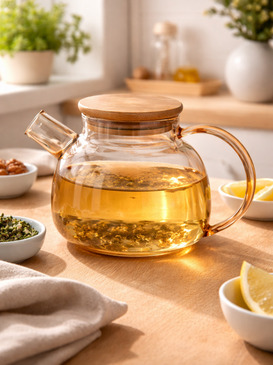 Aura Clear Brew Teapot (1 L)