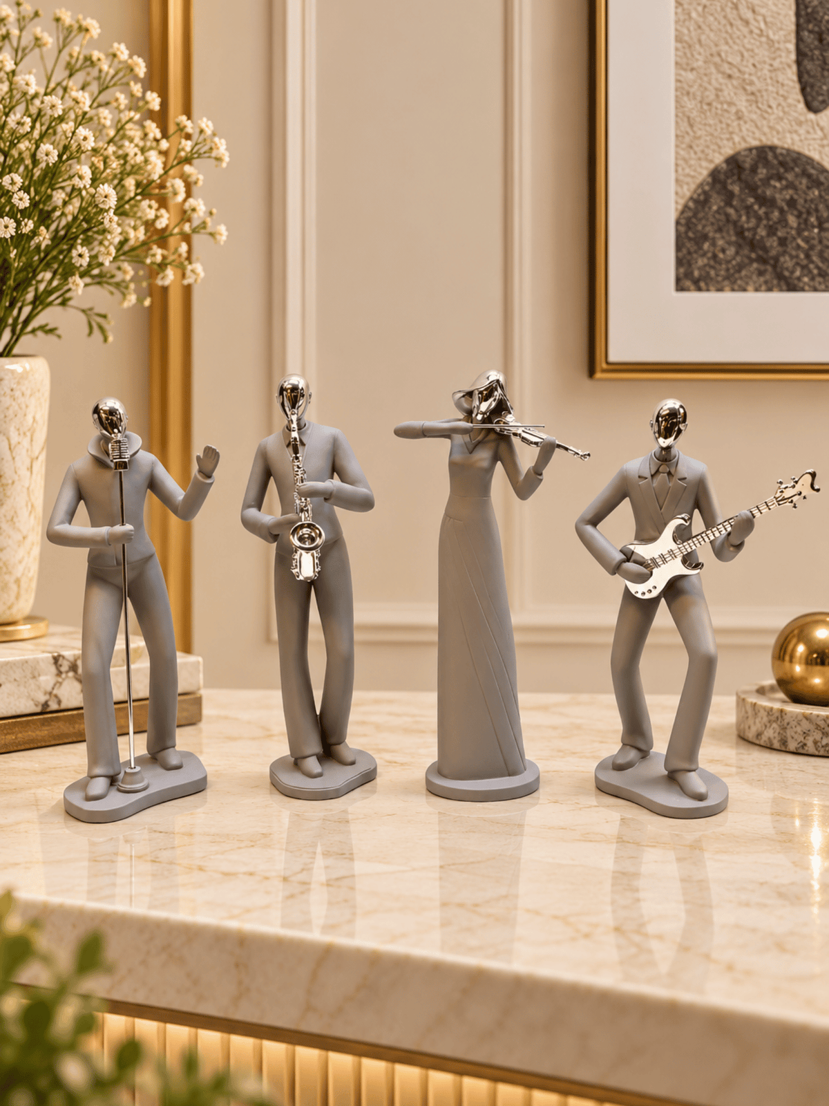 Melody Muse Musician Figurine Set