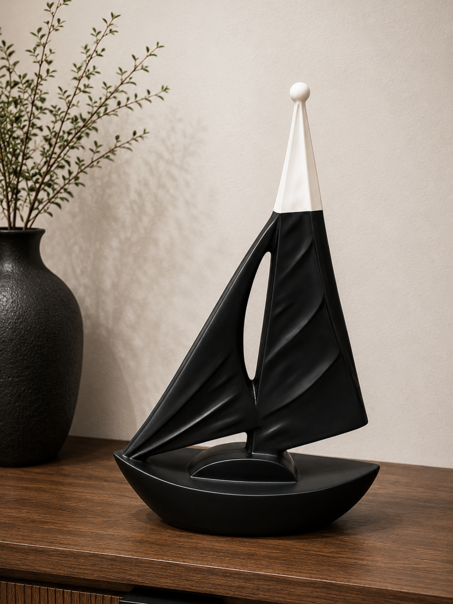 Modern Sailboat Showpiece