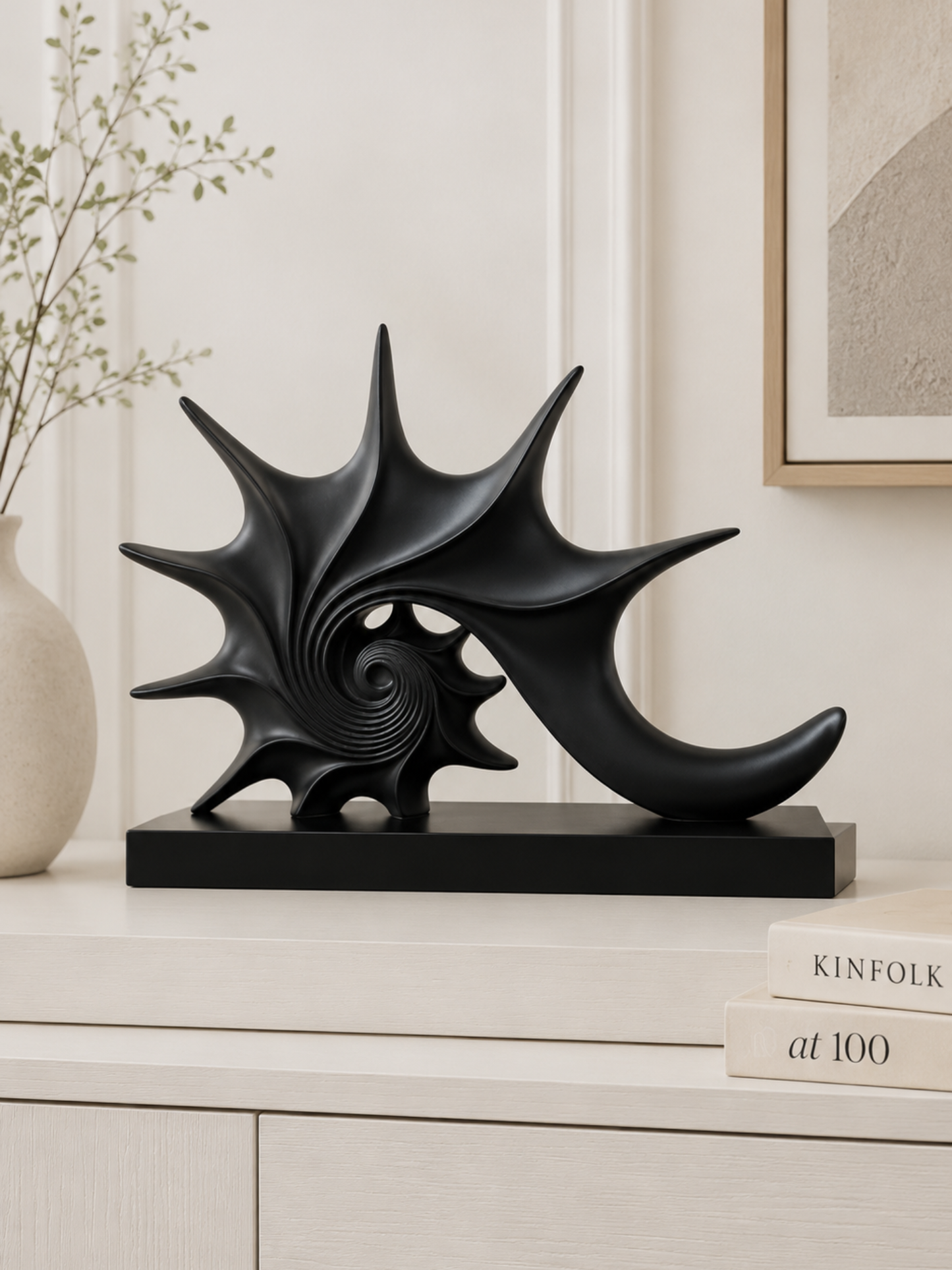 Oceanic Spiral Art Décor
