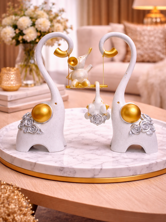 Golden Bond Elephant Family Swing