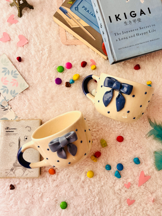 Sapphire Bow Mug – 250 mL