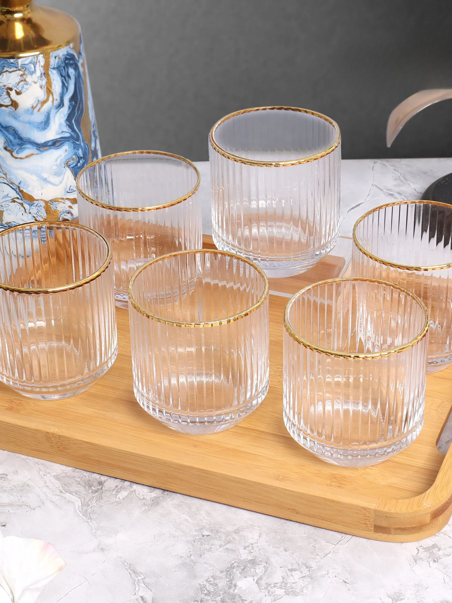 Regal Ribbed Glass