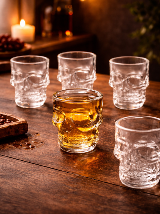 Skull Shot Glass 65 ML (Set of 6)