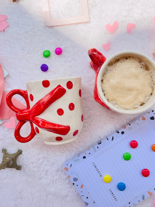 Scarlet Bow Mug – 350 mL
