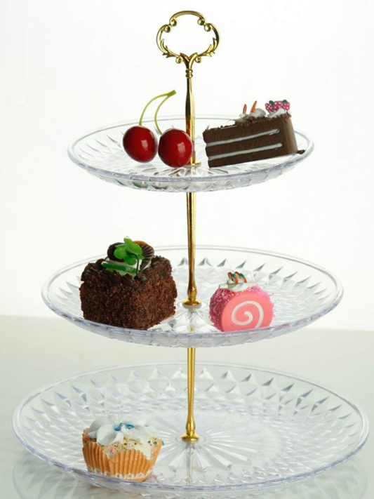 Royal Crystal Dessert Stand