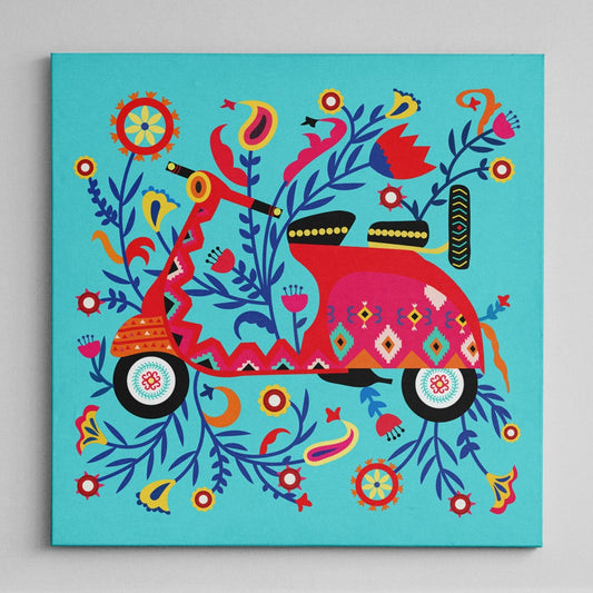 Retro Ride Canvas