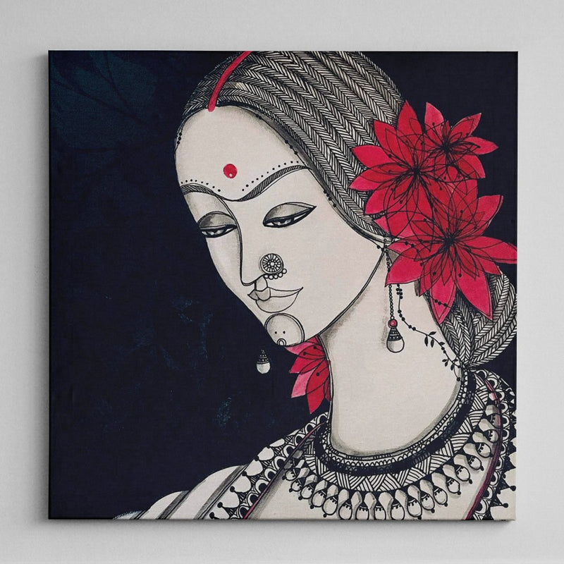 Veiled Muse Canvas