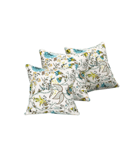 Spring Whisper Anokhi Cotton Cushion Covers - 16x16 Inches
