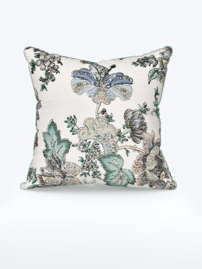 Icy Bloom Anokhi Cotton Cushion Covers - 16x16 Inches