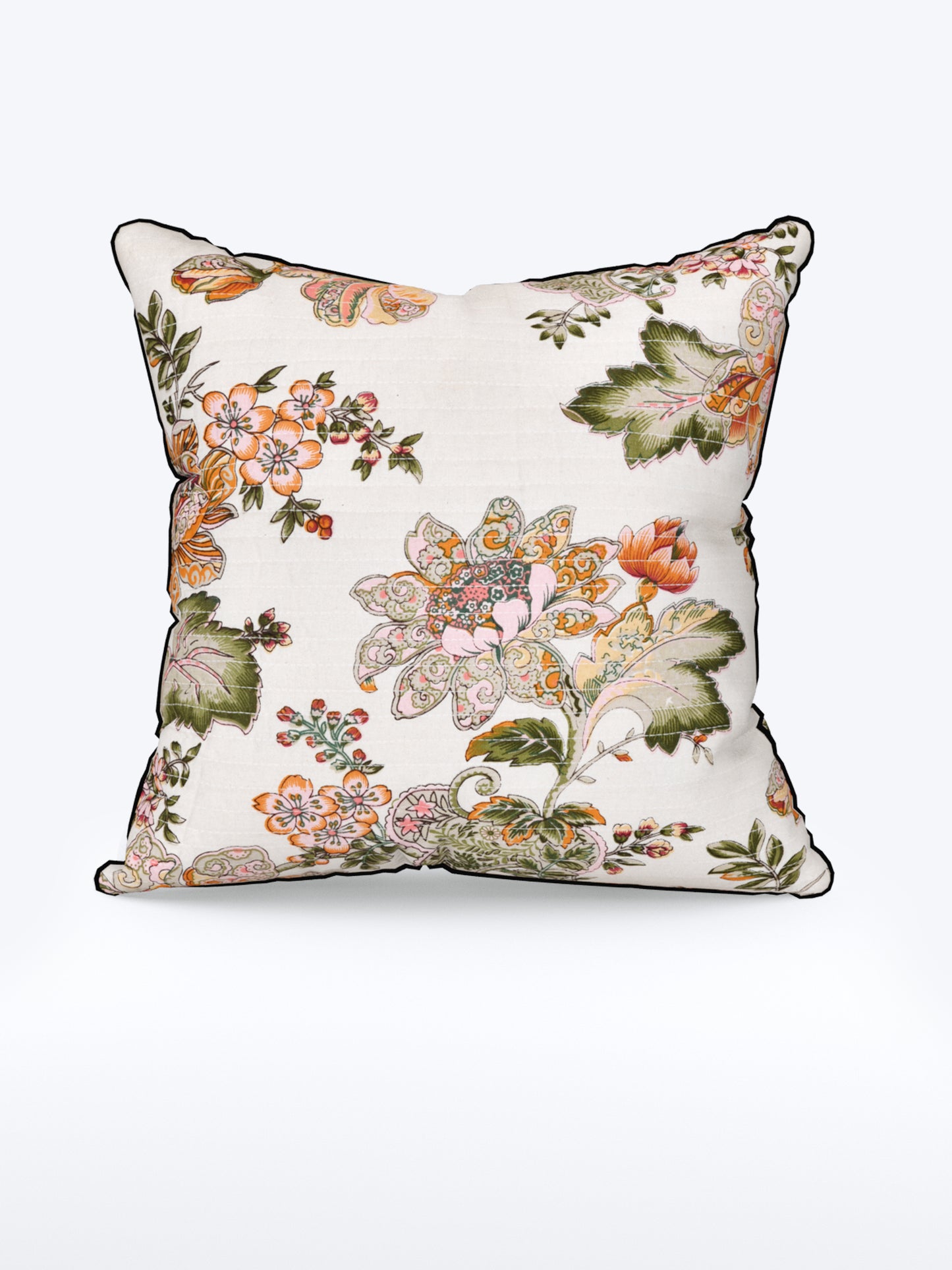 Spring Soirée Anokhi Cotton Cushion Covers - 16x16 Inches