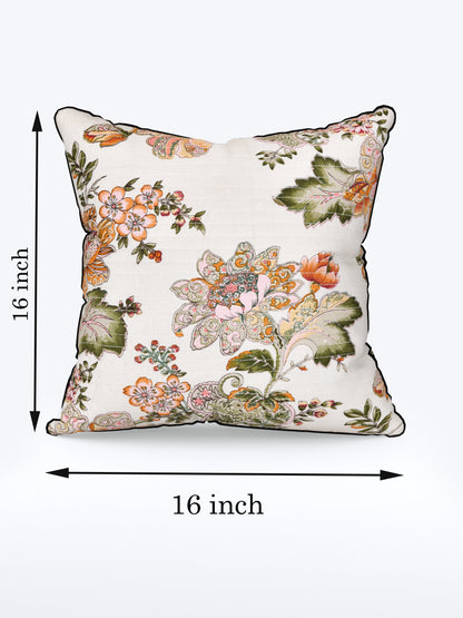 Spring Soirée Anokhi Cotton Cushion Covers - 16x16 Inches