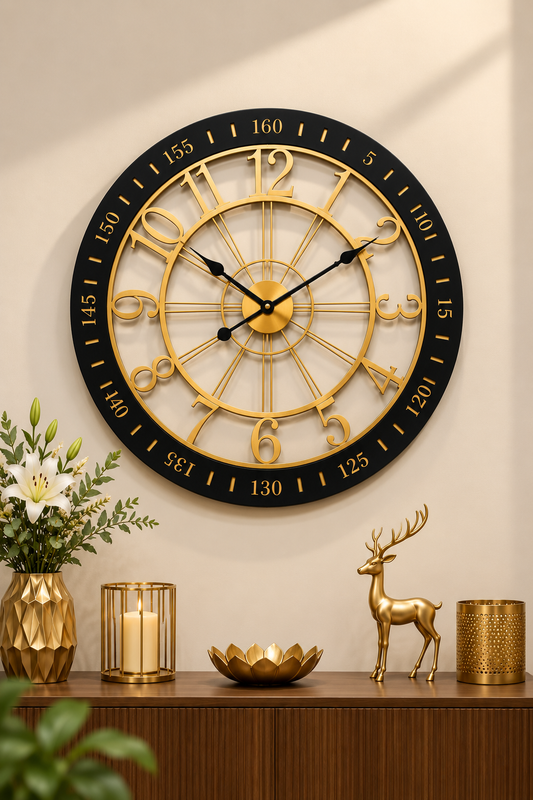 Royal Roman Numeral Luxury Wall Clock