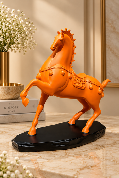 Royal Blaze Horse Showpiece