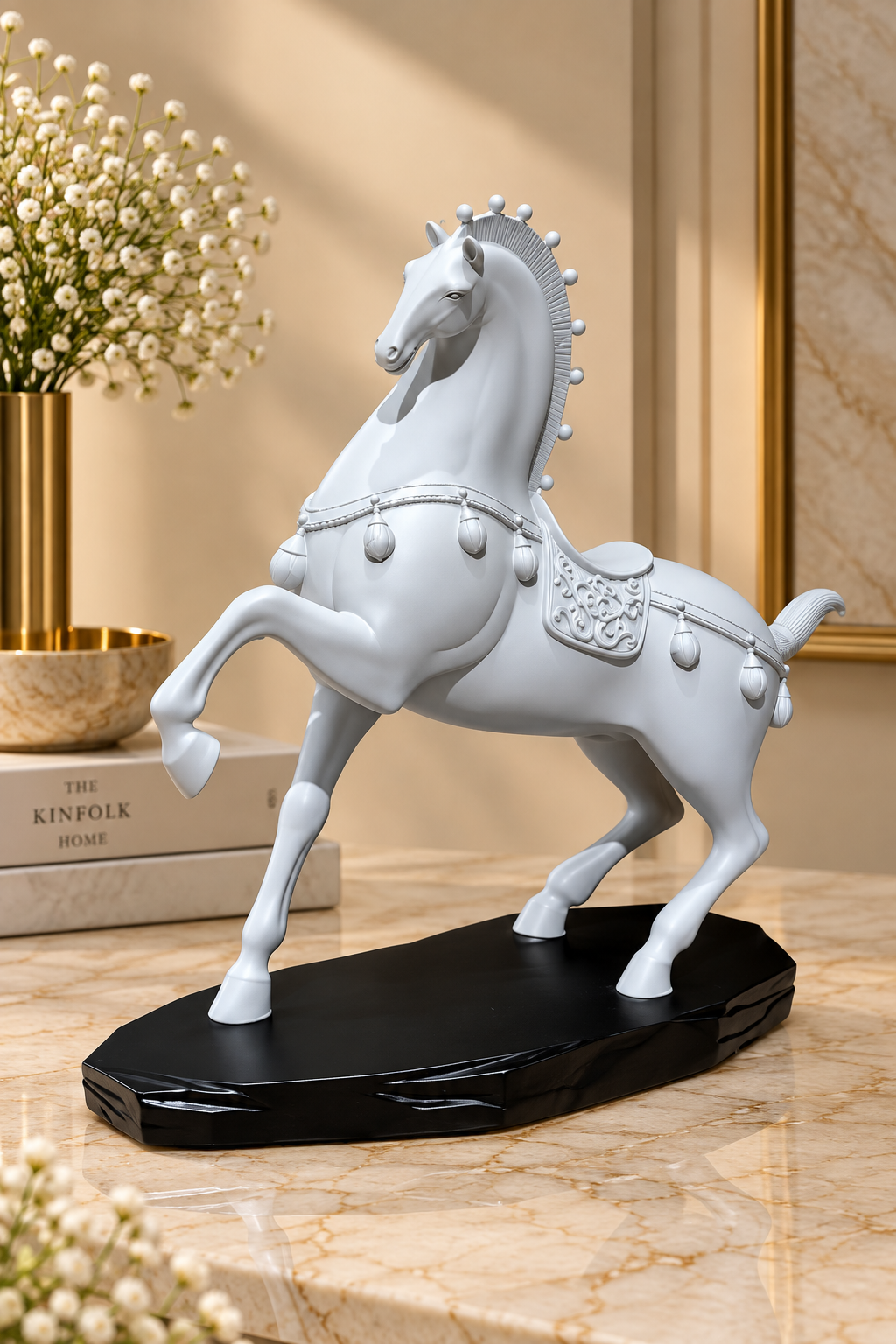 Royal Blaze Horse Showpiece
