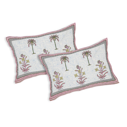 Garden of Jaipur – Premium Cotton Jaipuri Printed Double Bedsheet with 2 Pillow Covers