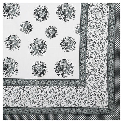 Emerald Ethnic – Premium Cotton Jaipuri Printed Double Bedsheet with 2 Pillow Covers