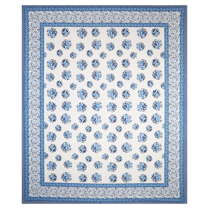 Desert Serenity – Premium Cotton Jaipuri Printed Double Bedsheet with 2 Pillow Covers