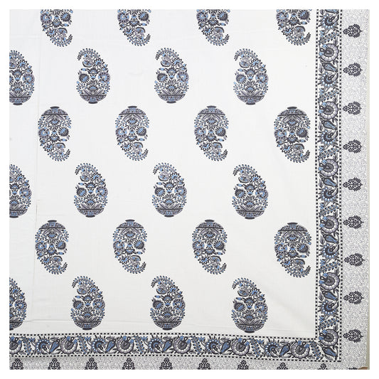 Vibrant Vistaar – Premium Cotton Jaipuri Printed Double Bedsheet with 2 Pillow Covers